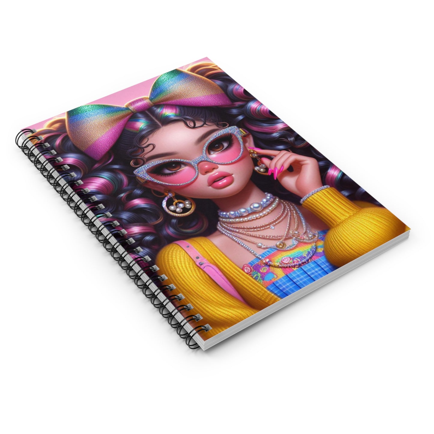 Spiral Notebook - Rainbow Glow