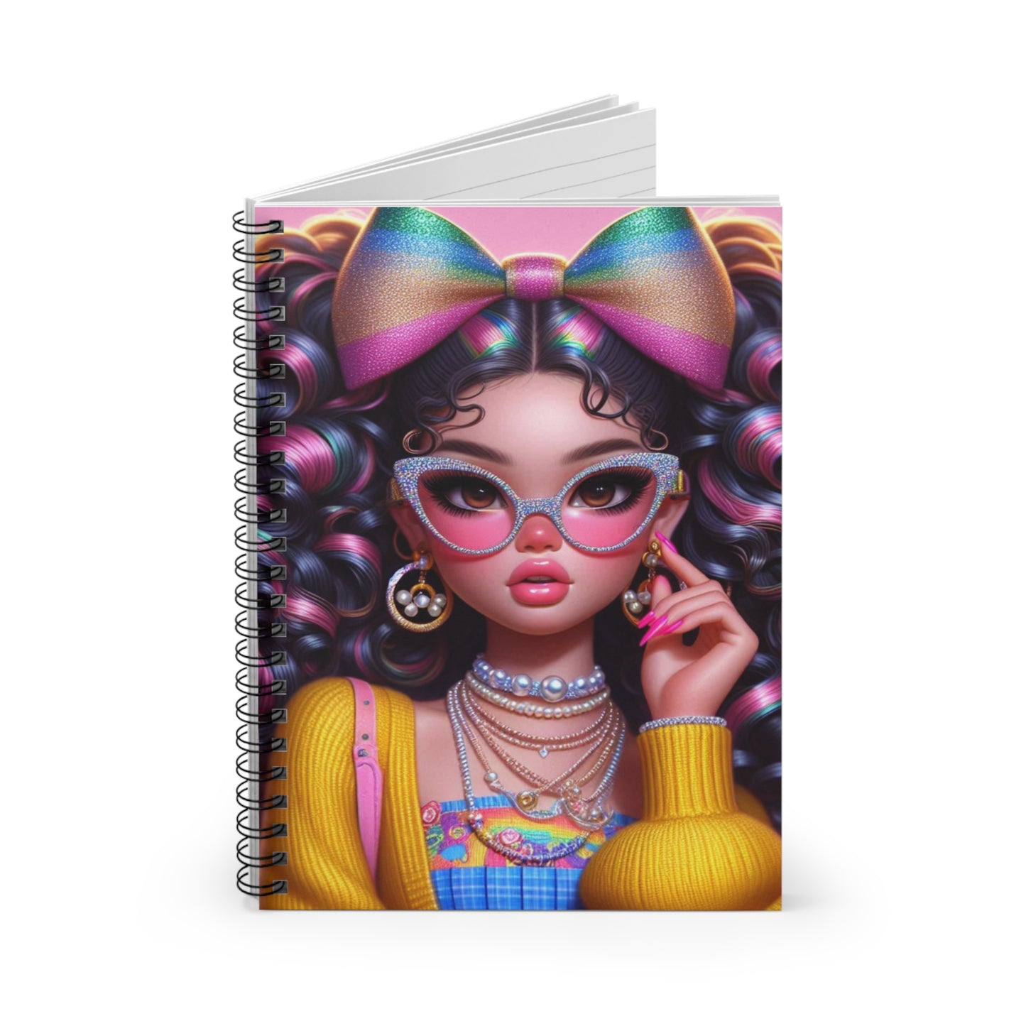 Spiral Notebook - Rainbow Glow