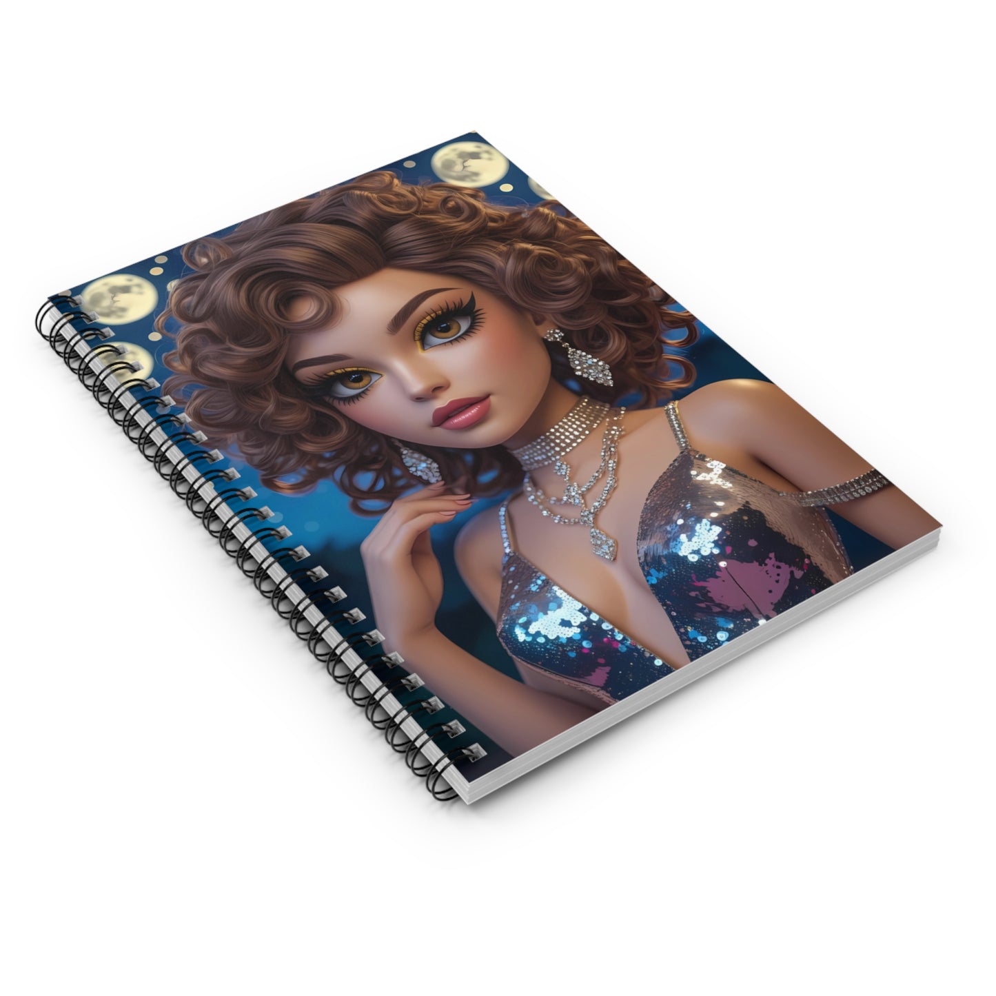 Glamour Girl Spiral Notebook