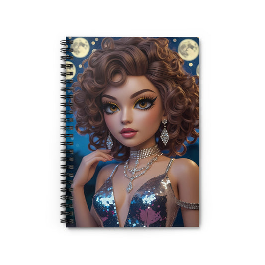 Glamour Girl Spiral Notebook