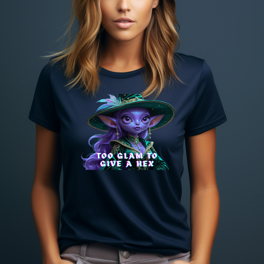 "Too Glam to Give a Hex" T-Shirt